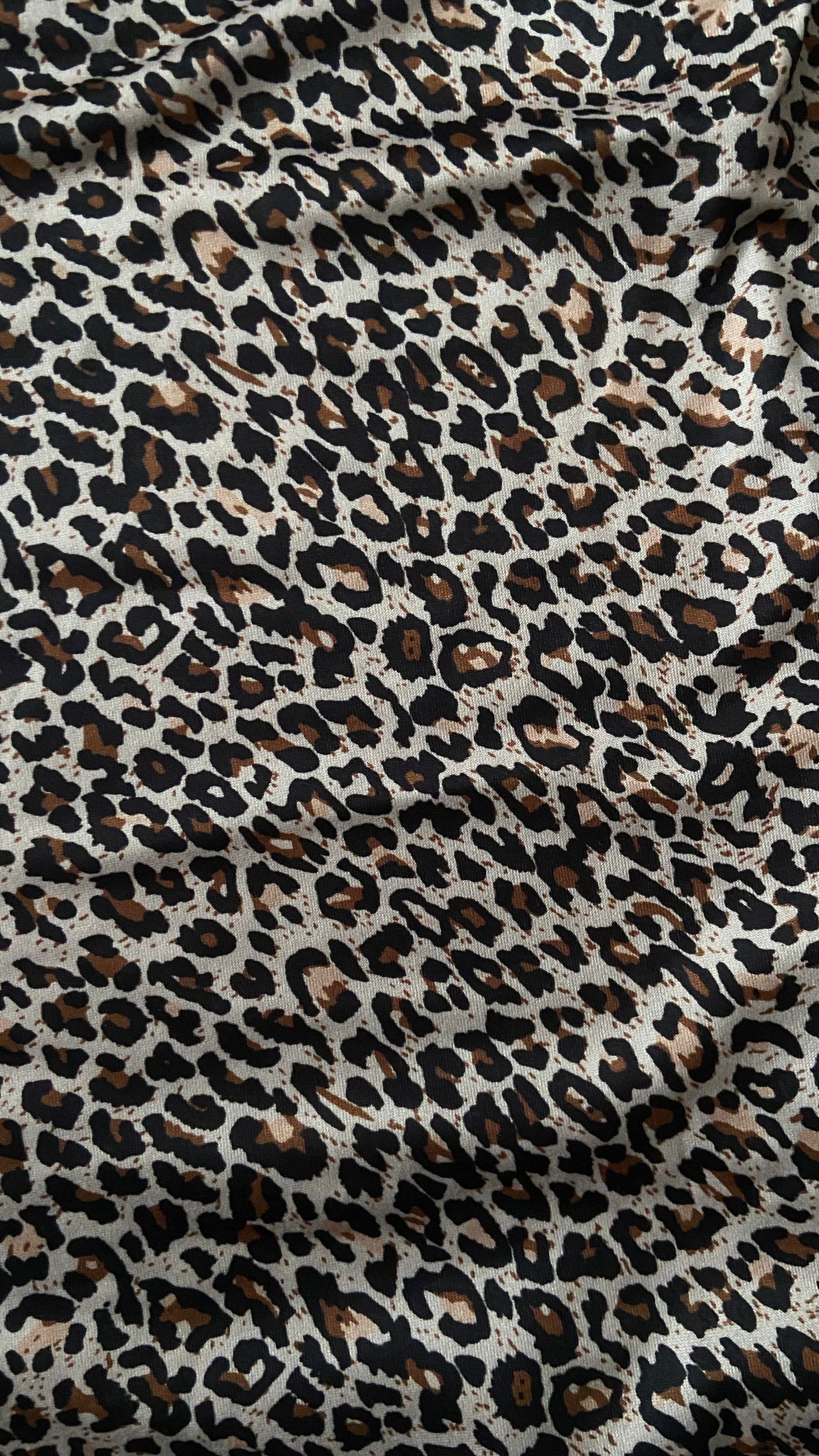 Star bandeau in white/leopard print