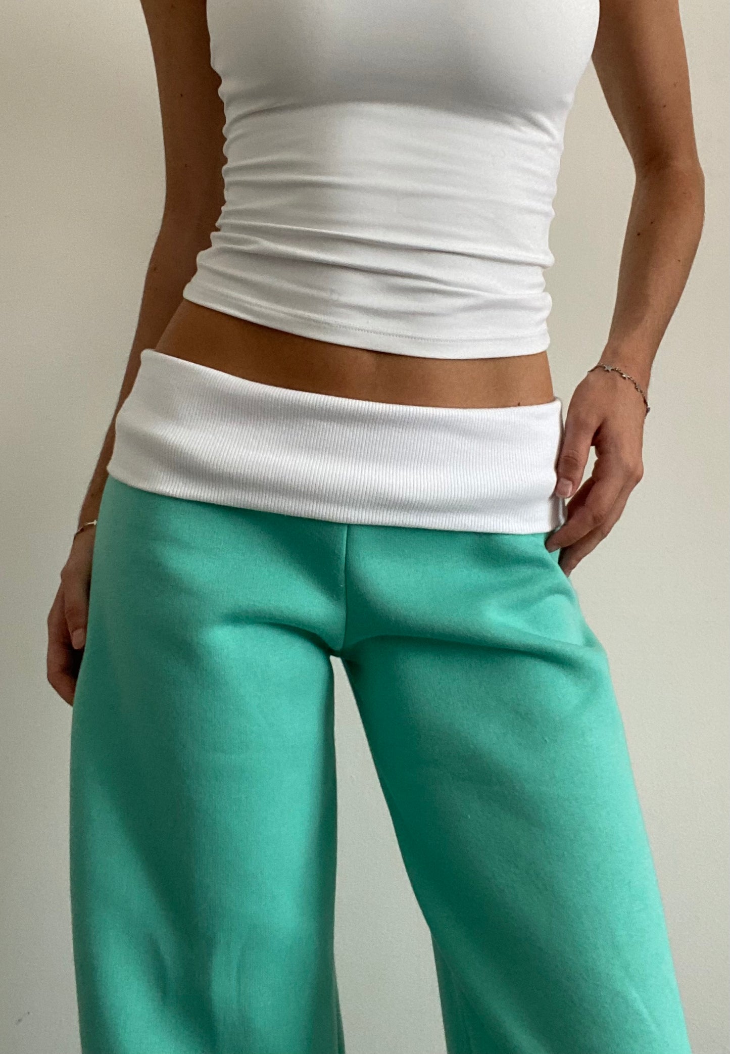 Starzia star joggers in teal
